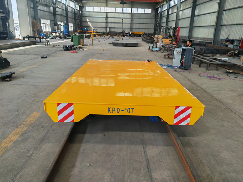 راه حل حمل و نقل صنعتی Low Voltage Rail Transfer Trolley