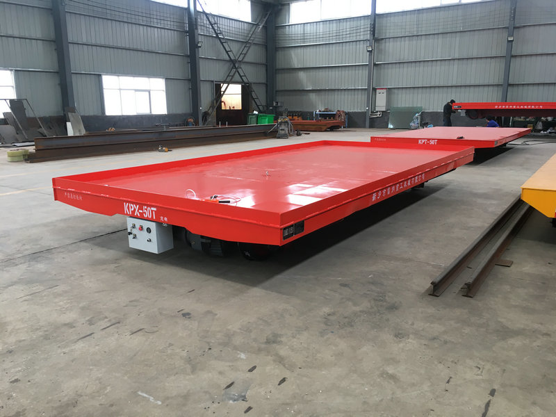 KPX 15 Ton Electric Rail Flat Cart