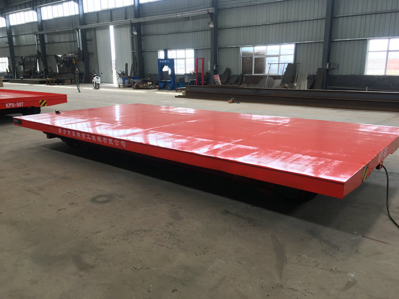 KPX 15 Ton Electric Rail Flat Cart