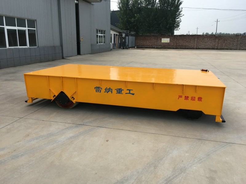 ماشین آلات 60T Electric Trackless Transfer Wagon