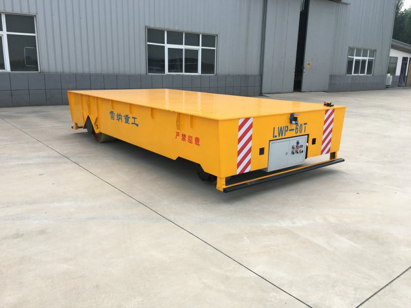 ماشین آلات 60T Electric Trackless Transfer Wagon