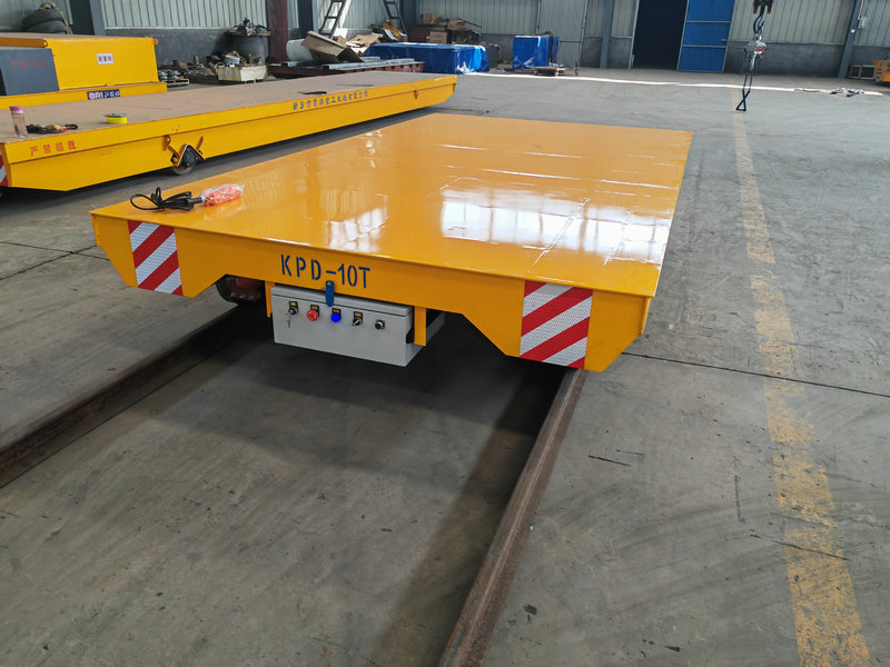 راه حل حمل و نقل صنعتی Low Voltage Rail Transfer Trolley