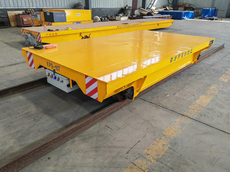 راه حل حمل و نقل صنعتی Low Voltage Rail Transfer Trolley